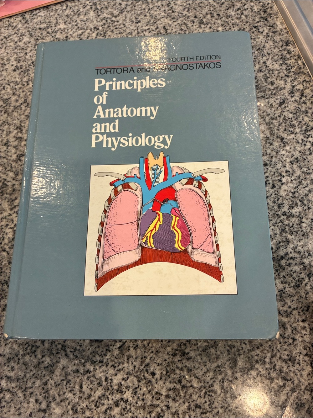 Principles of Anatomy and Physiology Textbook - Blue Cover